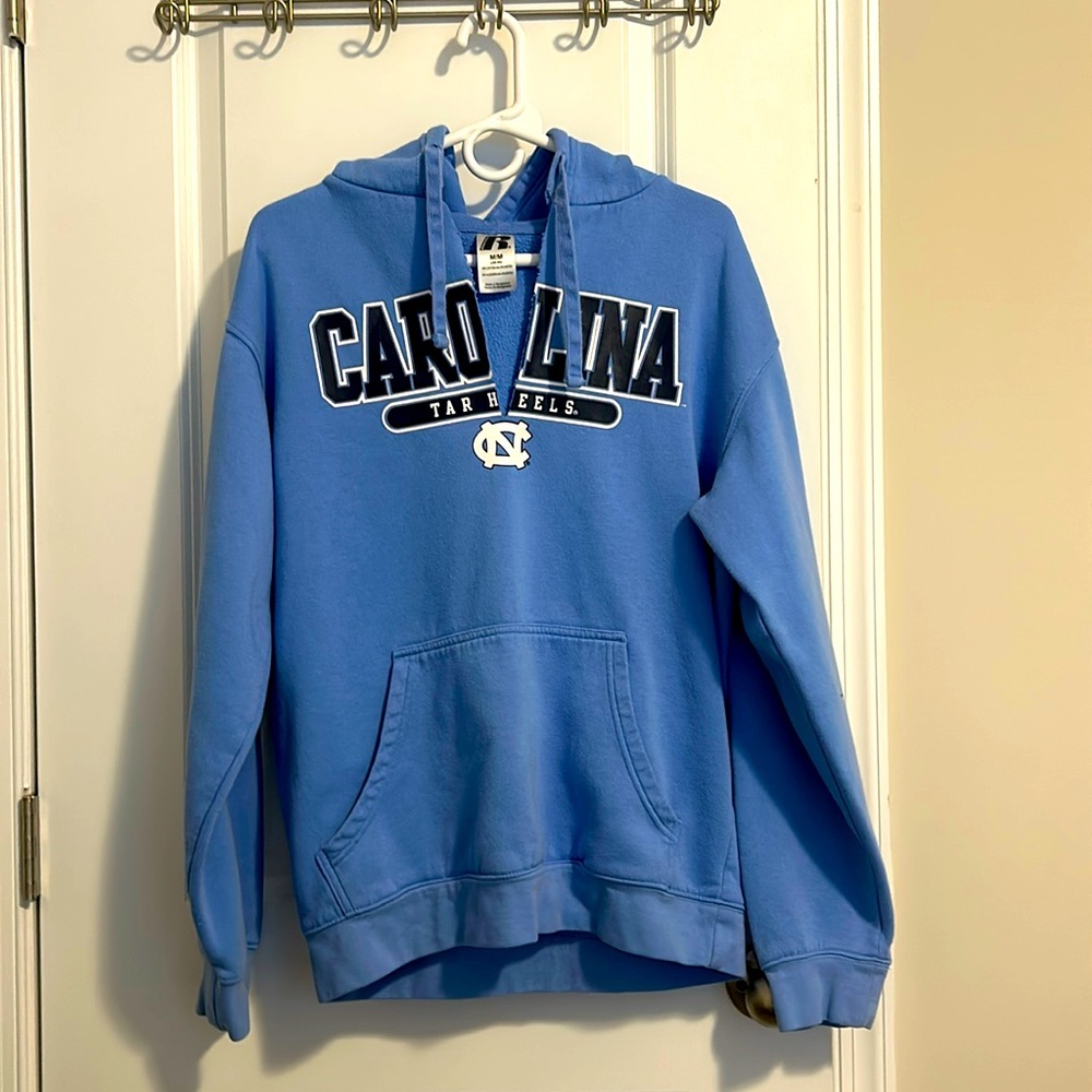 Carolina Tar Heels Blue Russel V-cut Hoodie
